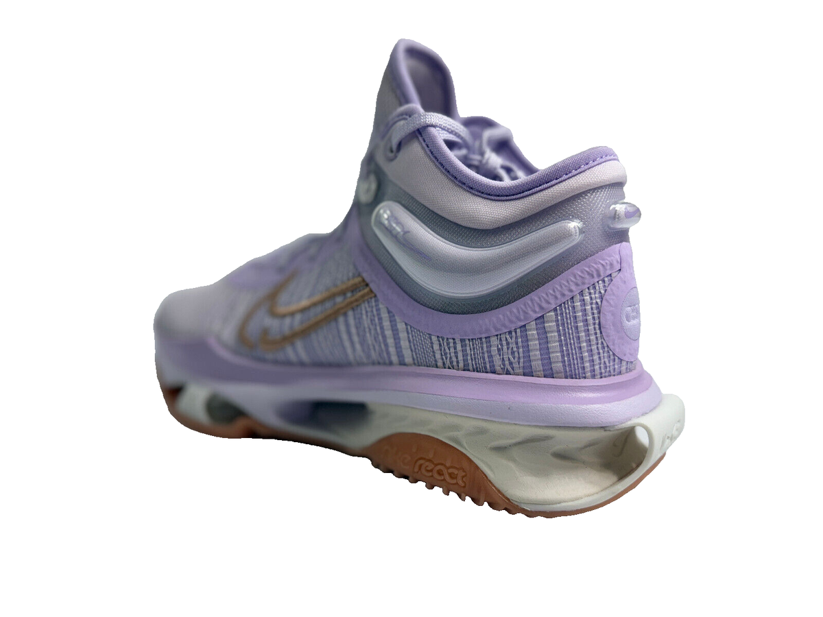 Nike Air Zoom GT Jump 2 Summit White Barely Grape DJ9431-004 Mens Size 15 Nike G.T. Jump 2 Basketball Shoes Barely Grape Lilac Bloom  main image 4