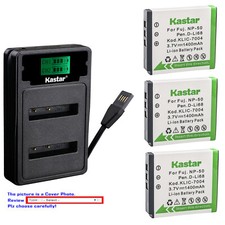 Kastar Battery LZD2 Charger for Fujifilm NP-50 BC-50 Fuji FinePix F605EXR Camera