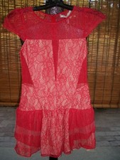 BCBGeneration - Size 0 - Dress Ruffle Lace