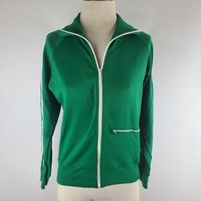 VTG 70's ADIDAS Track JACKET Men s Size Small Green Unable To Verify Brand