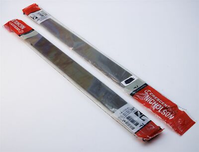 2pcs Crescent Nicholson 14'' Single Cut Flat Mill Bastard File 08832NN #1