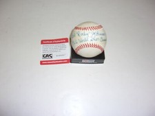 BOB ROCKY JOHNSON BALTIMORE ORIOLES 1966 WS CHAMPS CAS/COA SIGNED BASEBALL
