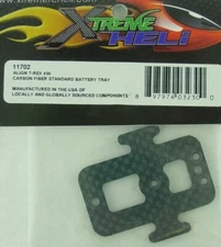 Xtreme Racing Carbon Fiber Standard Battery Tray/Align T-Rex 450  XTR11702