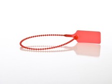 20x Anti-Tamper Identification Tags Red - Fire Extinguisher - Emergency Exit