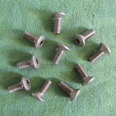 Din 966 V2A M 8x20 T40 Gewindeschrauben LInsensenkkopf 10 Stück NEU