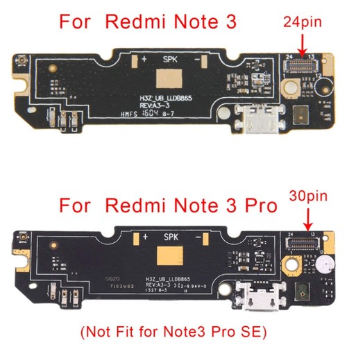 Keypad Board & Charging Port Flex Cable for Xiaomi Redmi Note 3 Dual Network - Picture 4 of 5
