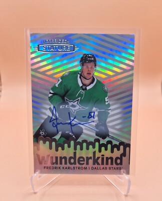 2022-23 Upper Deck Stature - Dallas Stars - Fredrik Karlstrom - Rookie Auto