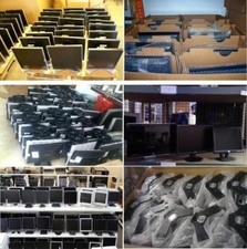 LOT of 8 Flatscreen Monitors Assorted Mixed Brand 19" to 22" FREE SHIPPING 