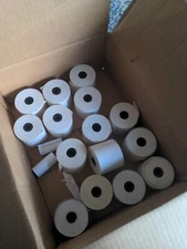 (15) CALCULATOR PLAIN PAPER (2-1/4"  BOND) ROLLS Some Toning