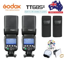 2X Godox TT685IIS TT685II-S 2.4G TTL External Flash Speedlite For Sony Camera AU