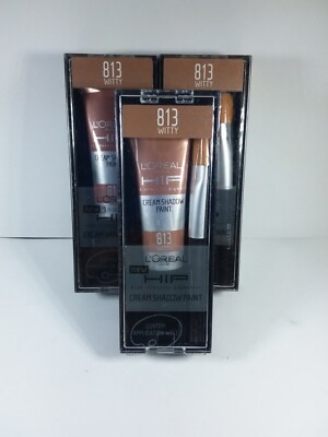 x3 L'oreal loreal Hip High Intensity Pigments Cream Shadow Paint 813 Witty