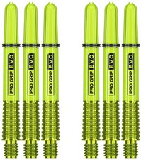 2 Sets Target Pro Grip Evo Midi Dart Shafts Ships w/ Tracking Green