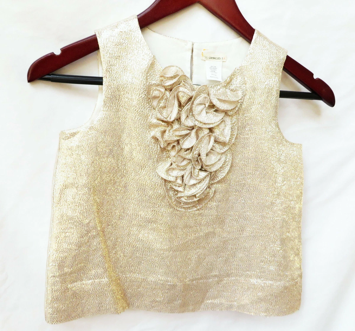 girls gold shirt