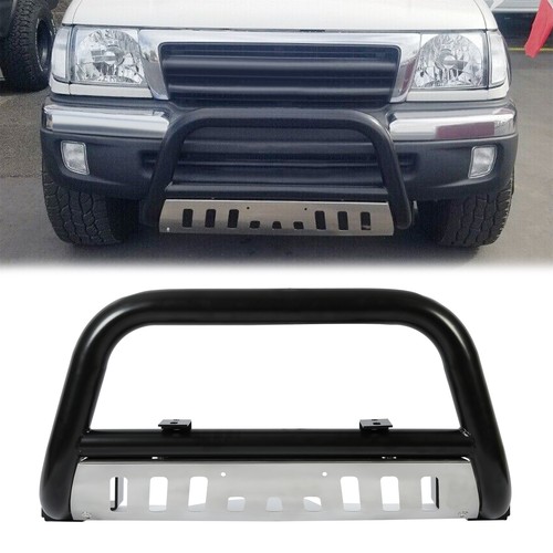 ECOTRIC Bull Bar Compatible With 1998 2004 Toyota Tacoma 1996 1998 Toyota 4Runner 3 Tube Brush 