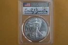 2022 $1 American Silver Eagle 1oz PCGS MS70 Emily Damstra Signed First Strike