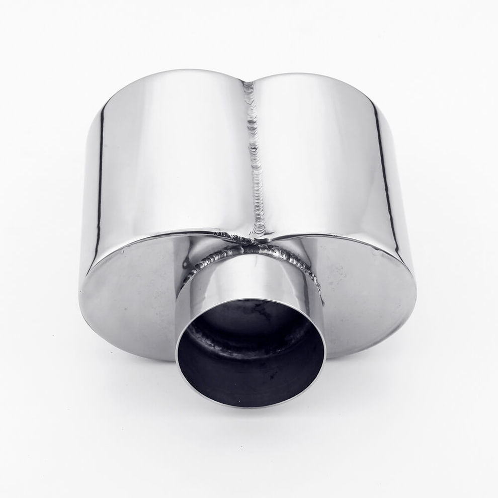 2.5" 63mm 5" X 8" Oval X 18" O/O Profusion 304 Stainless Steel Exhaust - Foto 14