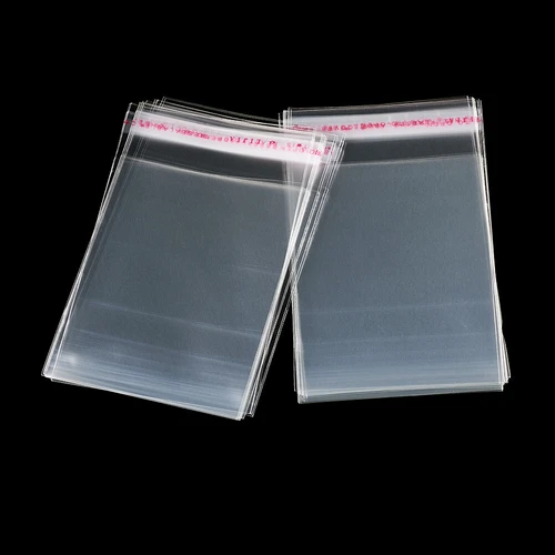 1000 Stck. durchsichtige OPP Zellophanbeutel Top Seal selbstklebend Geschenk Schmuck Verpackung - Bild 4 von 10