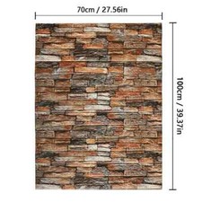 Kitchen 3D Brick Wall Panels Covering PVC Cladding Wallpaper Decorative Tiles UK