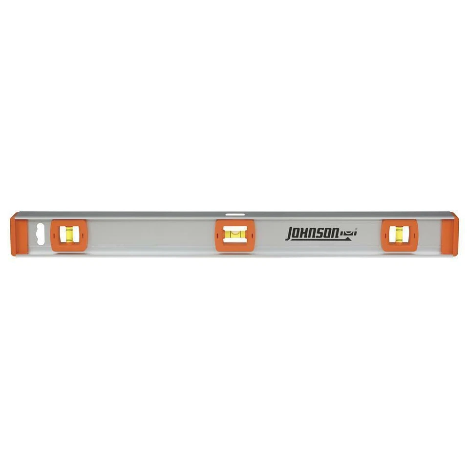 24" Johnson Aluminum I-Beam Level 3 Vial Horizonal & Vertical Ruled Top Read - Image 2 of 4
