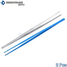 Stainless Aquarium Plant Aquascaping Tweezers Maintenance Tools Silver  Blue