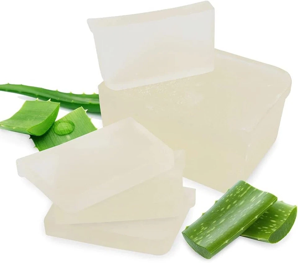 Base de jabón vegano de aloe vera de 10 lb - Solución hidratante para derretir y verter manualidades Foto 4 de 4
