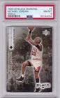 1998 UD Black Diamond Basketball Card #9 Michael Jordan Bulls - PSA 8
