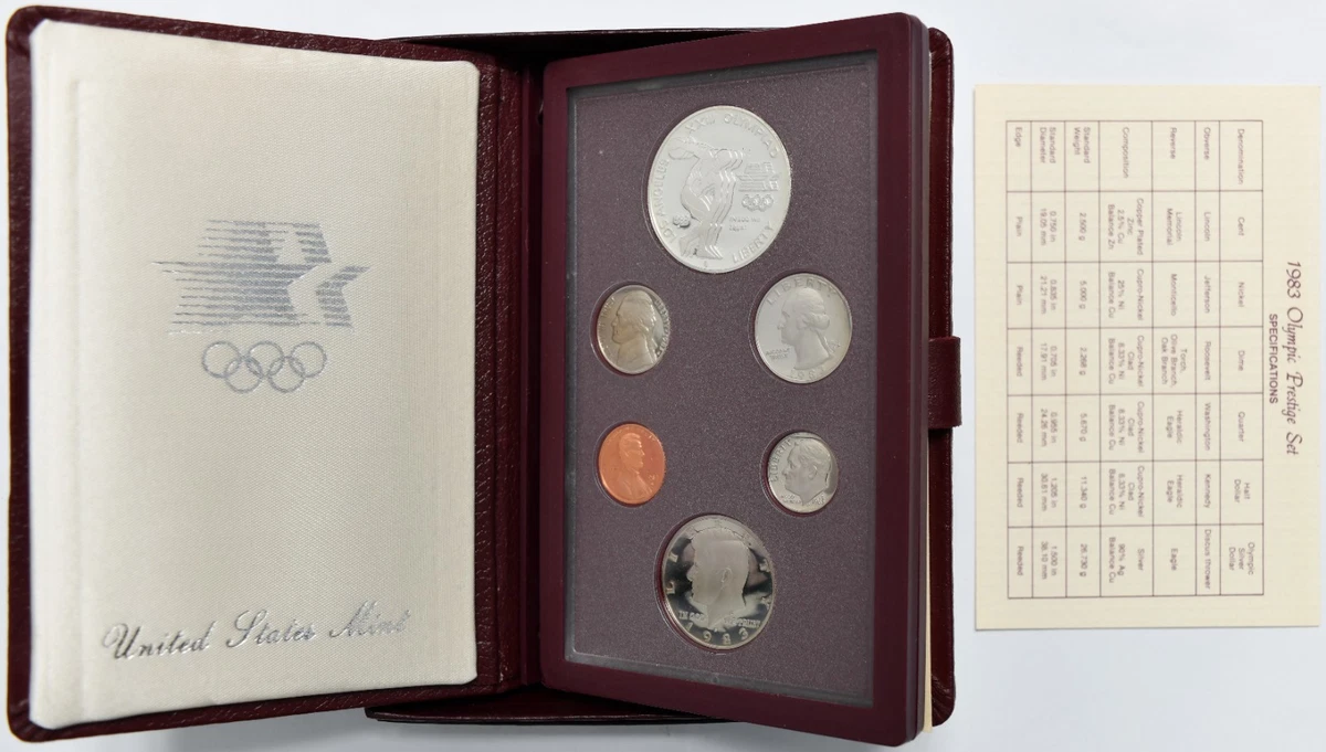 $1 1983 Proof US Modern Silver/Clad Commemorative Coins (1982-Now