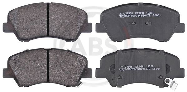 Fits A.B.S. 37916 Brake Pad Set, disc brake  ⭐UK Stock⭐