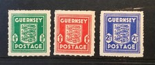 Stamps. Guernsey KGV1 Occupation Stamp Set. SG 1/3 MH