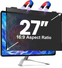 Magnetic 27 Inch Privacy Screen for Computer Monitor, Fit Frameless Monitor
