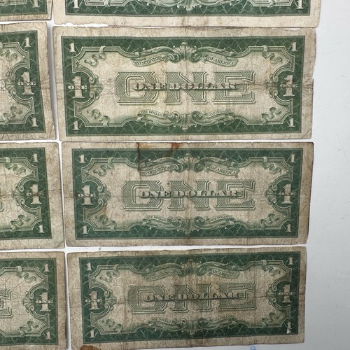 Lote de 14 certificados de plata divertidos de $1 de 1929. Lote.230 - Imagen 14 de 14