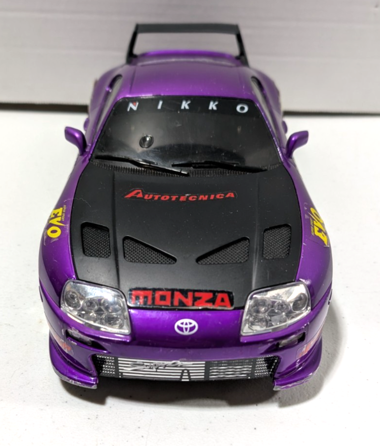 TOYOTA Bruiser 紫色 ラジコンカー TAMIYA 1/10 Toyota 4X4 Pick Up Bruiser (RN36) open diff off road