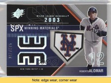 2003 SPx Winning Materials 375 Team Logo 241/335 Roberto Alomar HOF READ n8a