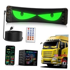 LED Eyes for Car Windshield, 1Pc 13.78" 3.94" Devil Eyes Light, Flexible