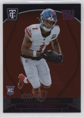 2024 Totally Certified Rookies Mirror Red /249 Malik Nabers #157 Rookie RC 0i7l