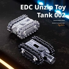 Tank Roller Fidget Spinner ,EDC Metal Hand Spinner For Adults Toy Relief C9F3