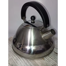 BergHOFF: Stainless Steel Tea Kettle,18/10 EDELSTAHL, Black Handle (Pre-Owned)