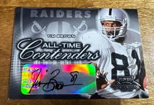 2002 Contenders Tim Brown All Time Contenders Auto 01/28