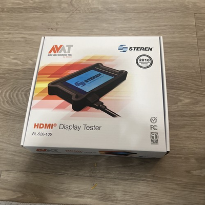 #ad STEREN BL 526 105 Handheld Portable HDMI Display Tester Black $70.00