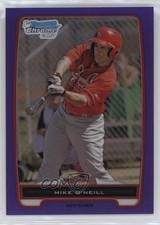 2012 Bowman Chrome Prospects Retail Purple Refractor 90/199 Mike O'Neill 7eo
