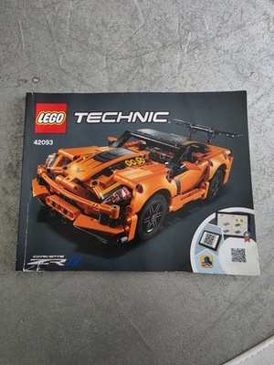 2019 Lego Technic 42093 Chevrolet Corvette ZR1 Instruction Booklet Manual Only 