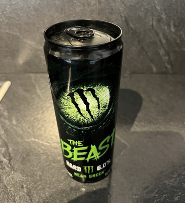 Monster Energy The Beast Mean Green  6,0% Alkohol Dose 355ml Ungeöffnet/ New