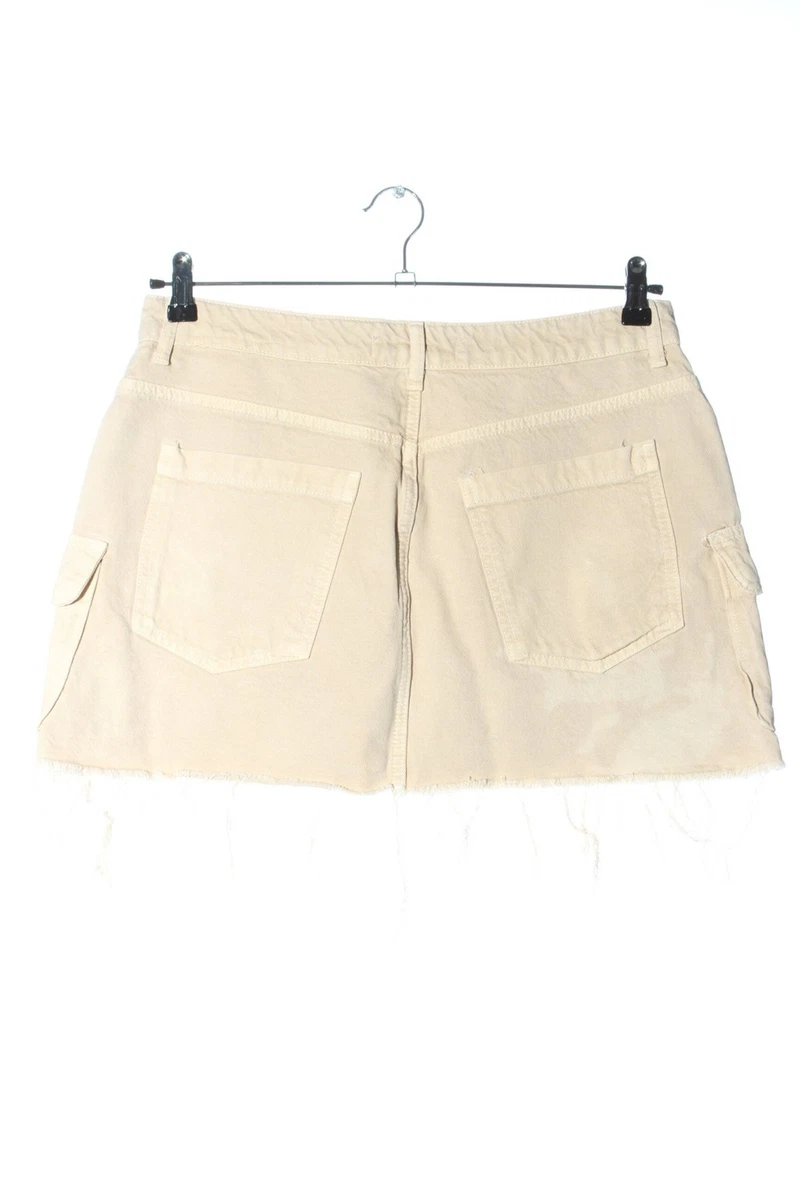 Jupe évasée broderie anglaise ecru femme