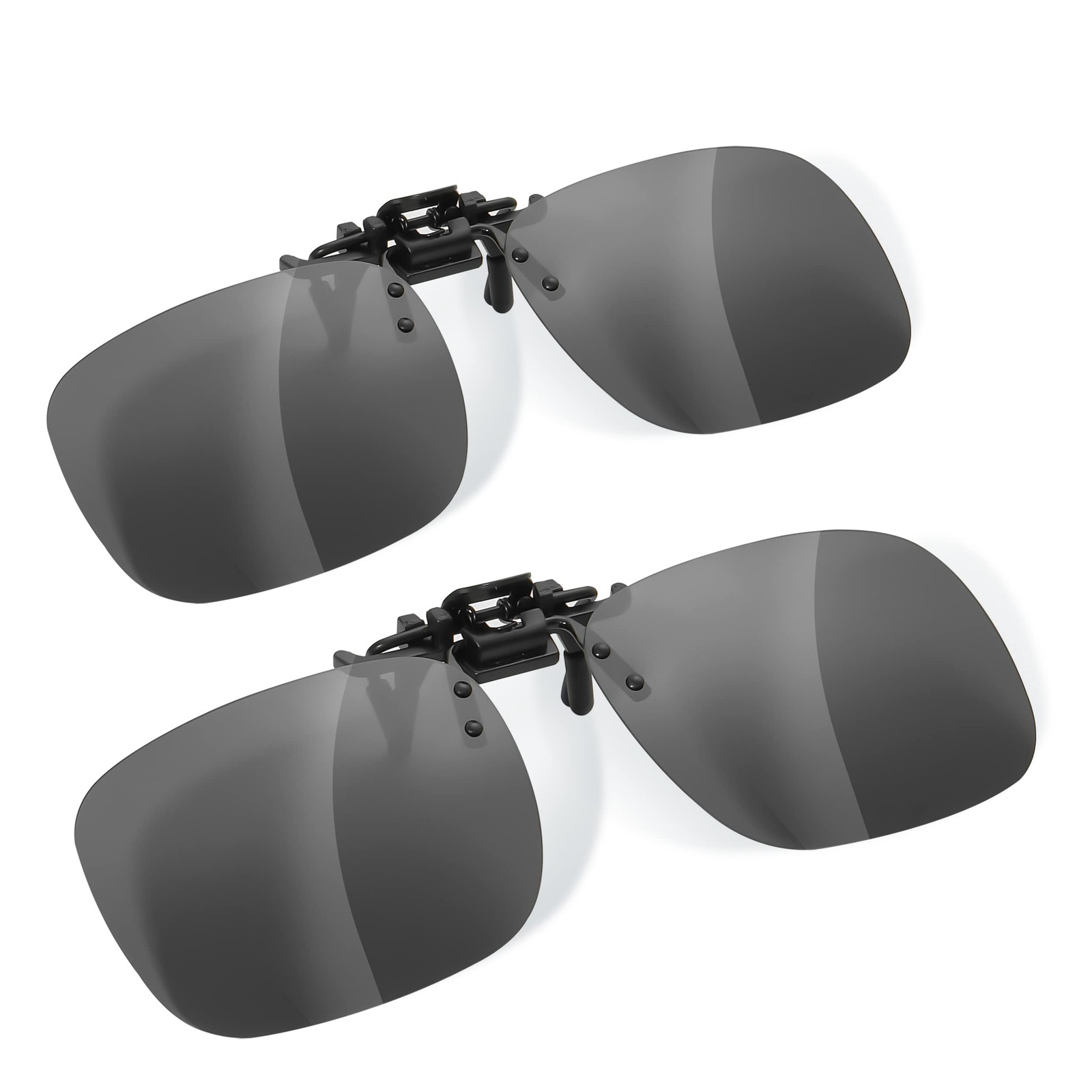 Clip on Sunglasses over Prescription Glasses for Men & Women Flip up Sunglass...
