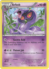 Arbok 48/146 XY Base Set Regular Rare Pokemon TCG English 2014