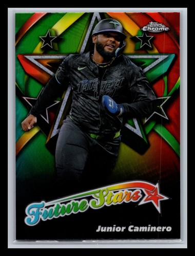 Junior Caminero #FS-18 2025 Topps Chrome Future Stars card