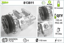 Kompressor Klimaanlage VALEO RE-GEN - AT 813811 +102.34€ Pfand für FIAT C8 807 2