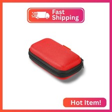 Red Rectangle Small EVA Case - Portable Protection Hard Shell Exterior Lightweig