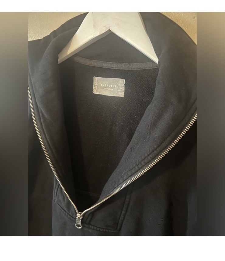 Everlane basics essentials pullover crewneck flee… - image 8