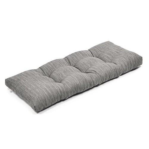 40 Inch Classic Solid Color Bench Cushion with Ties, Super Soft Indoor